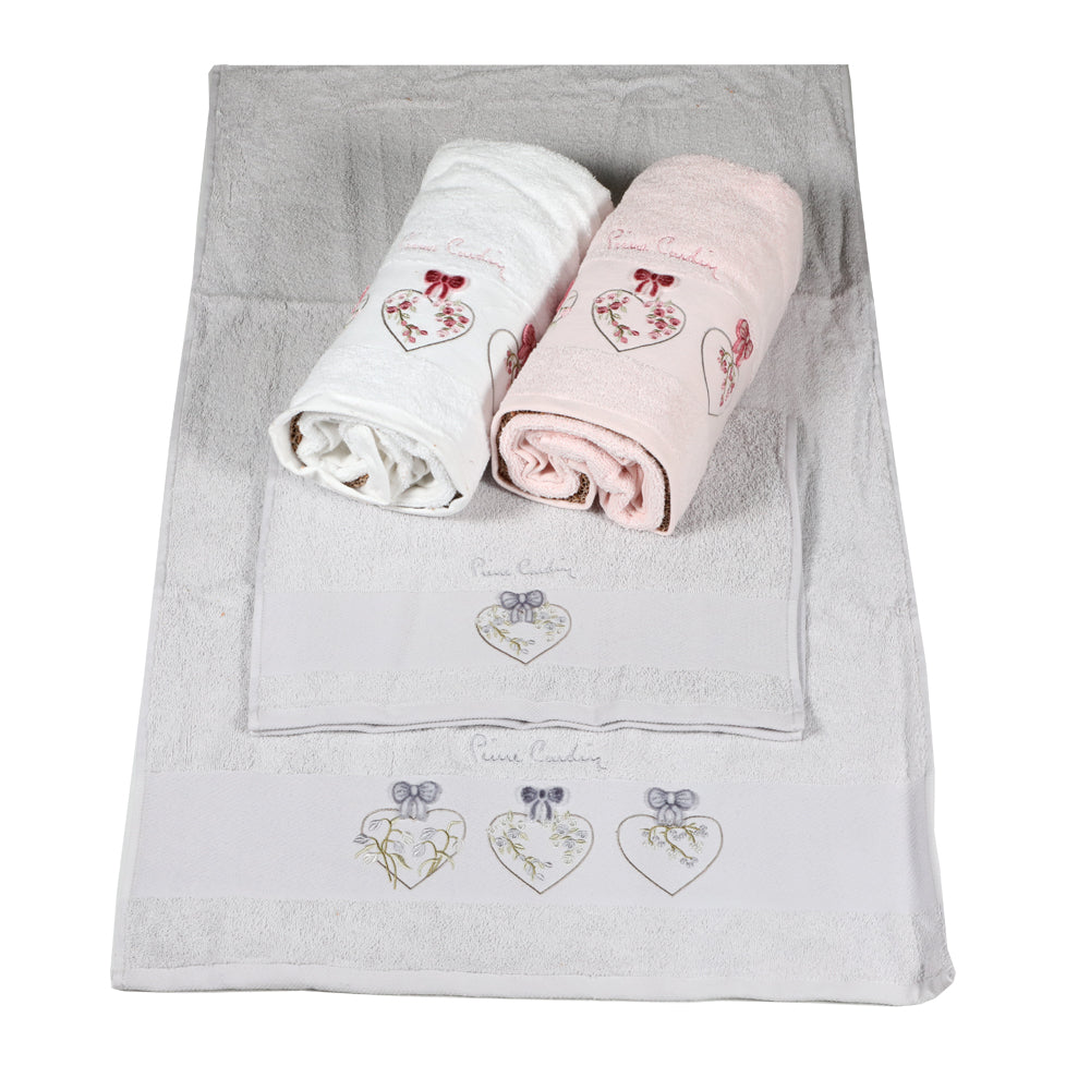 Pierre Cardin Handtuch-Set mit Schleife 1+1