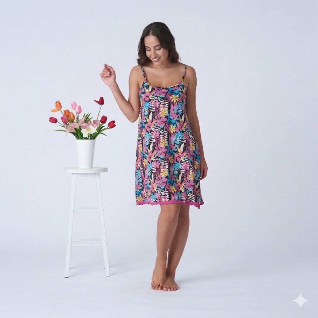 Abitino Donna Spalla Stretta Karelpiù 0443 - Cotone Leggero