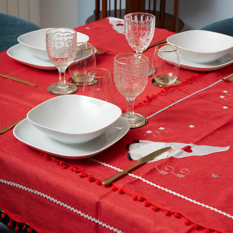 Botticelli Home Elfo Christmas Centerpiece 85x85 cm