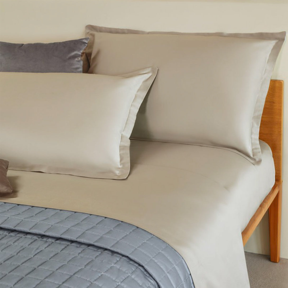 Neith Gioiello Satin-Doppelbett-Set