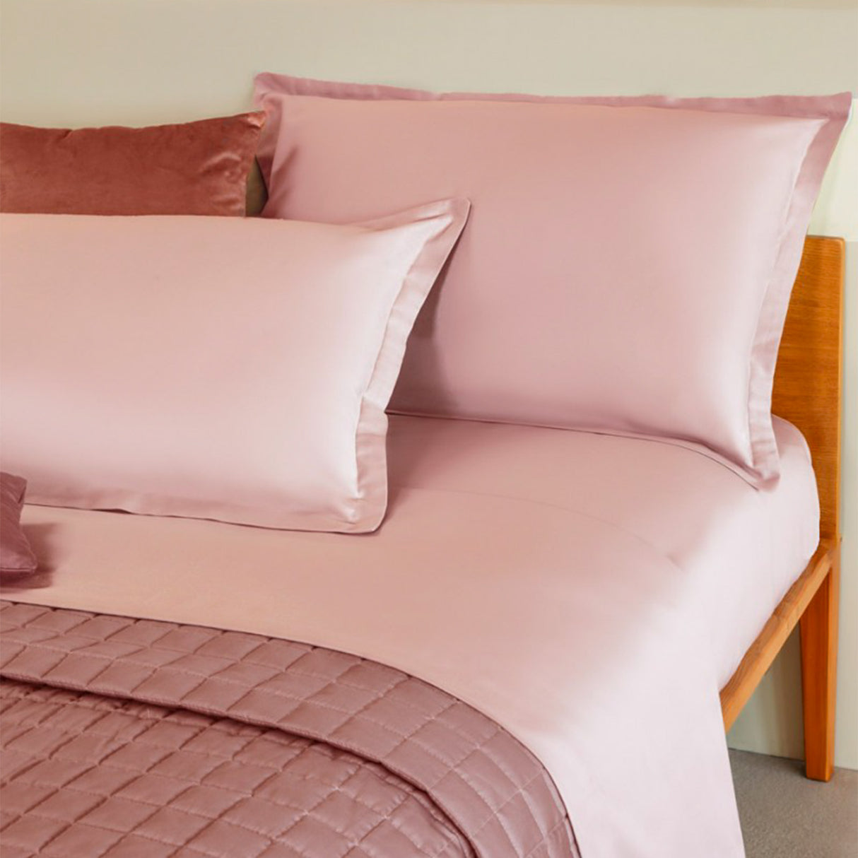 Neith Gioiello Satin-Doppelbett-Set