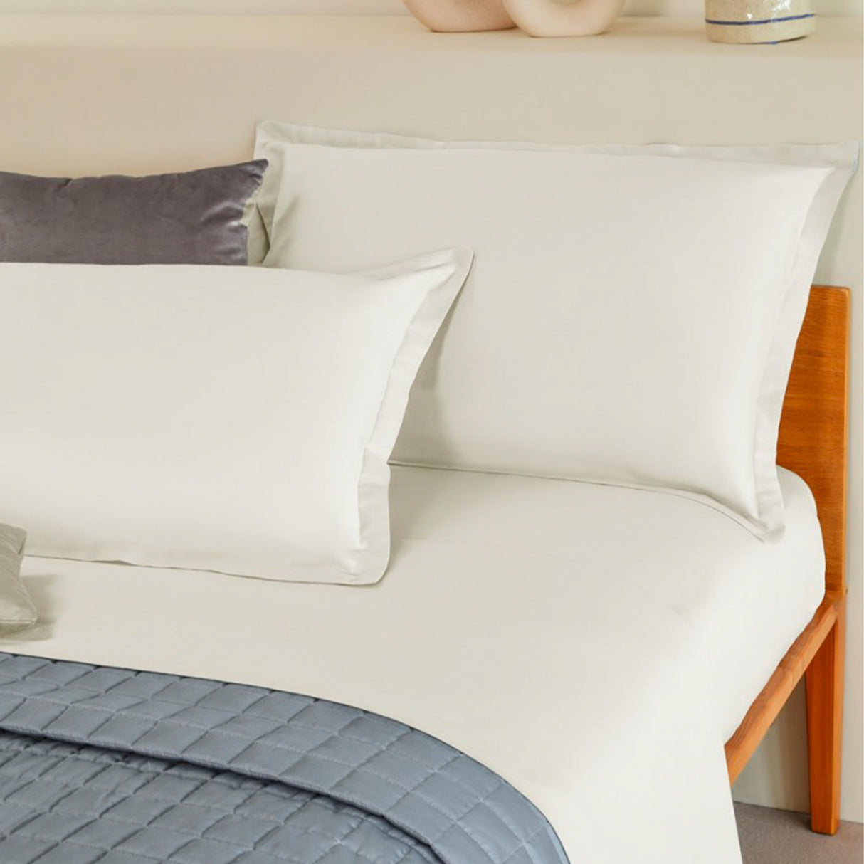 Neith Gioiello Satin-Doppelbett-Set