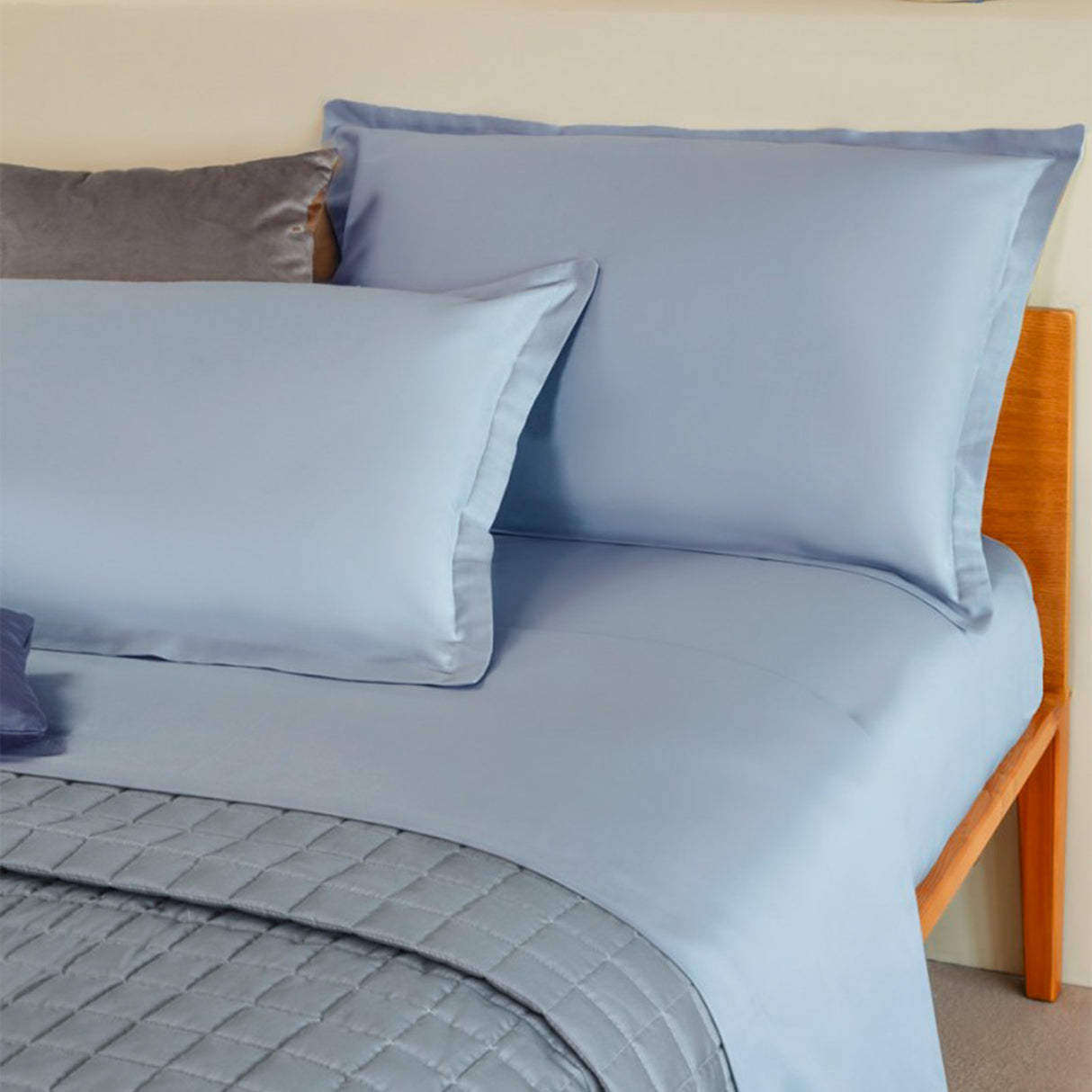 Neith Gioiello Satin-Doppelbett-Set