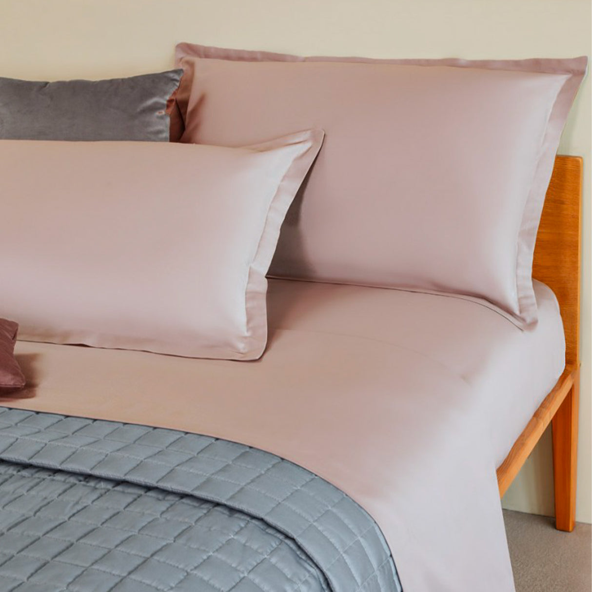 Neith Gioiello Satin-Doppelbett-Set
