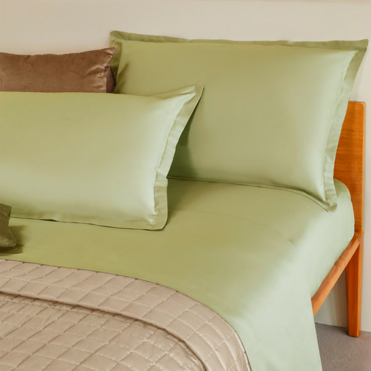 Neith Gioiello Satin-Doppelbett-Set