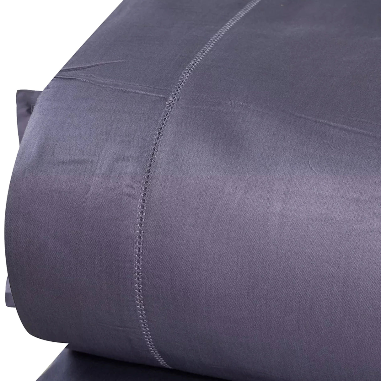 Komplettes Doppelbett aus Satin Via Roma, 60 Chantal