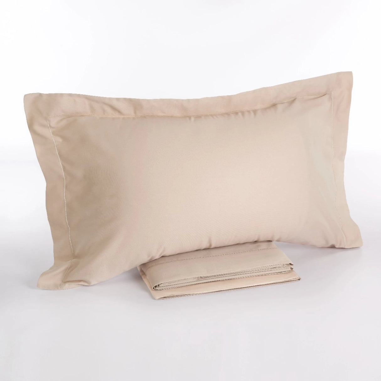 Komplettes Doppelbett aus Satin Via Roma, 60 Chantal