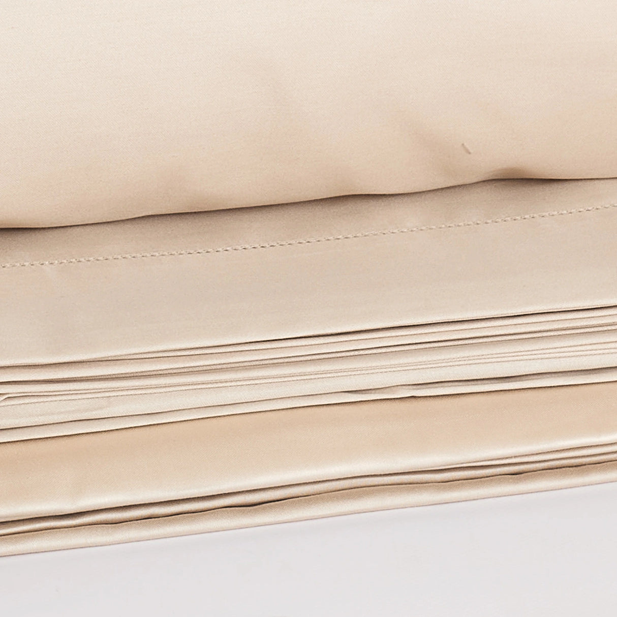Komplettes Doppelbett aus Satin Via Roma, 60 Chantal