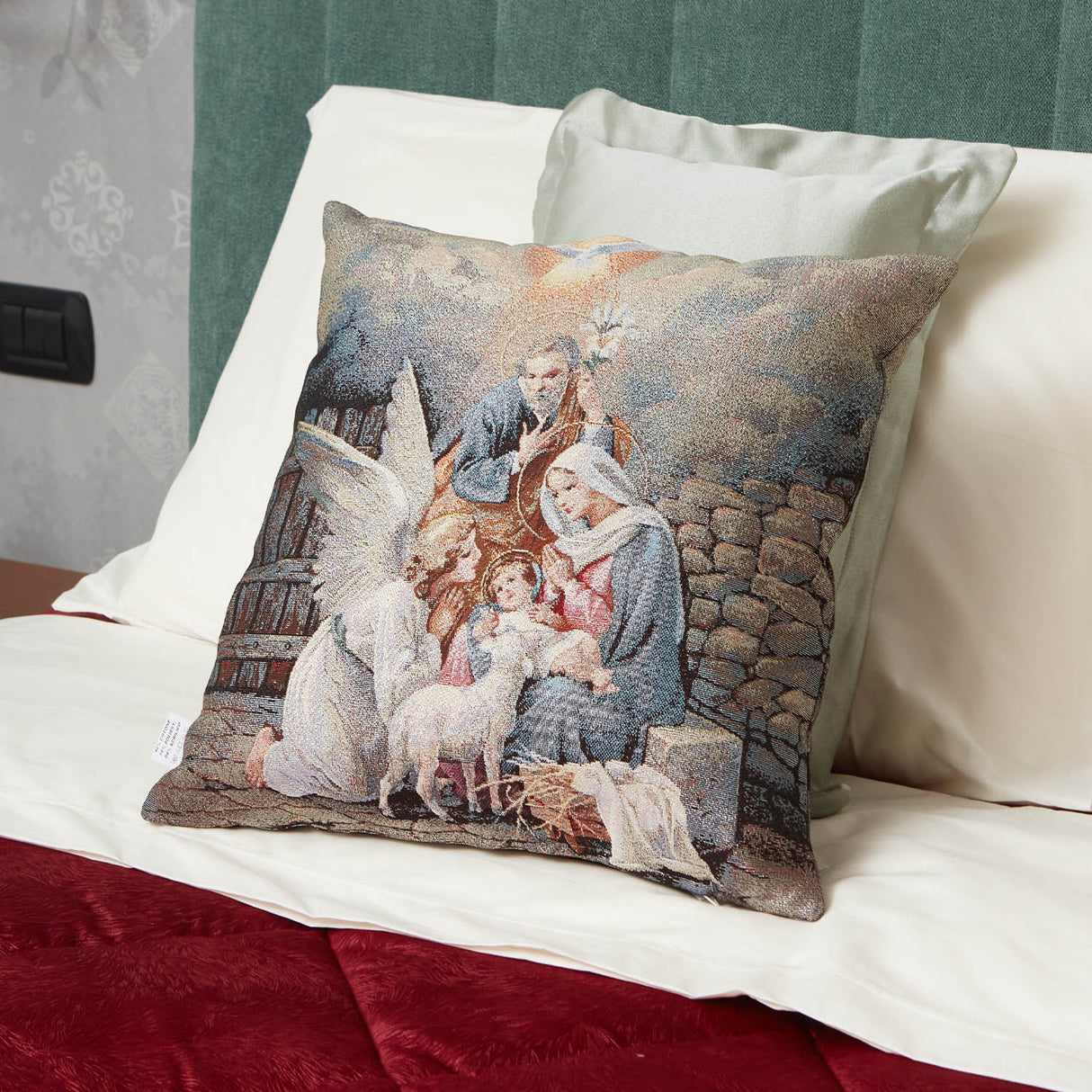 Cuscino Arredo Gobelin Pierre Cardin Xmas