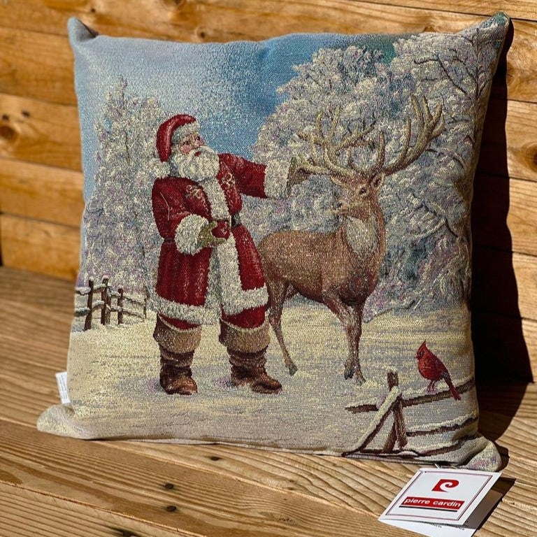 Cuscino Arredo Natalizio Pierre Cardin Deer