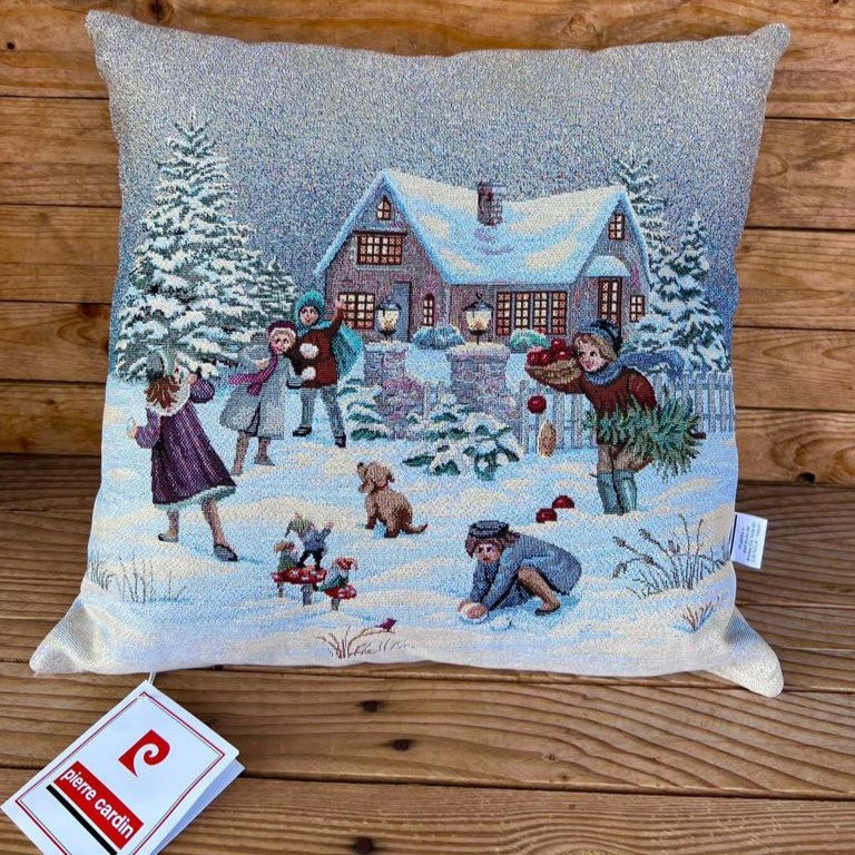 Cuscino Arredo Natalizio Pierre Cardin Snow