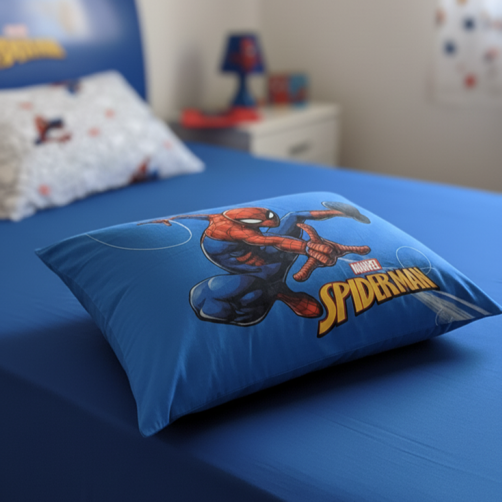 Federa Spiderman Marvel in Cotone 50x80 cm - Via Roma, 60