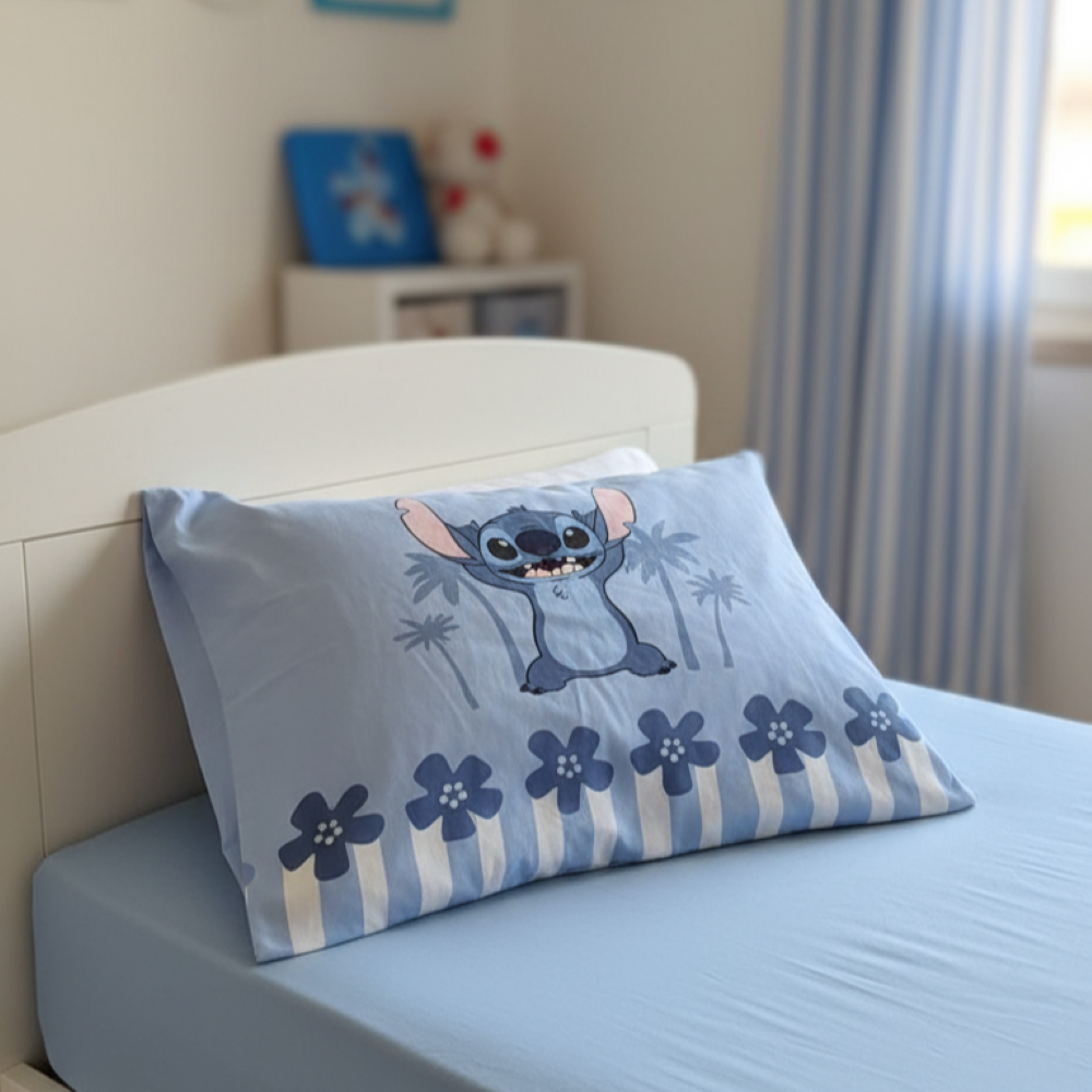 Federa Stitch Disney in Cotone 50x80 cm - Via Roma, 60