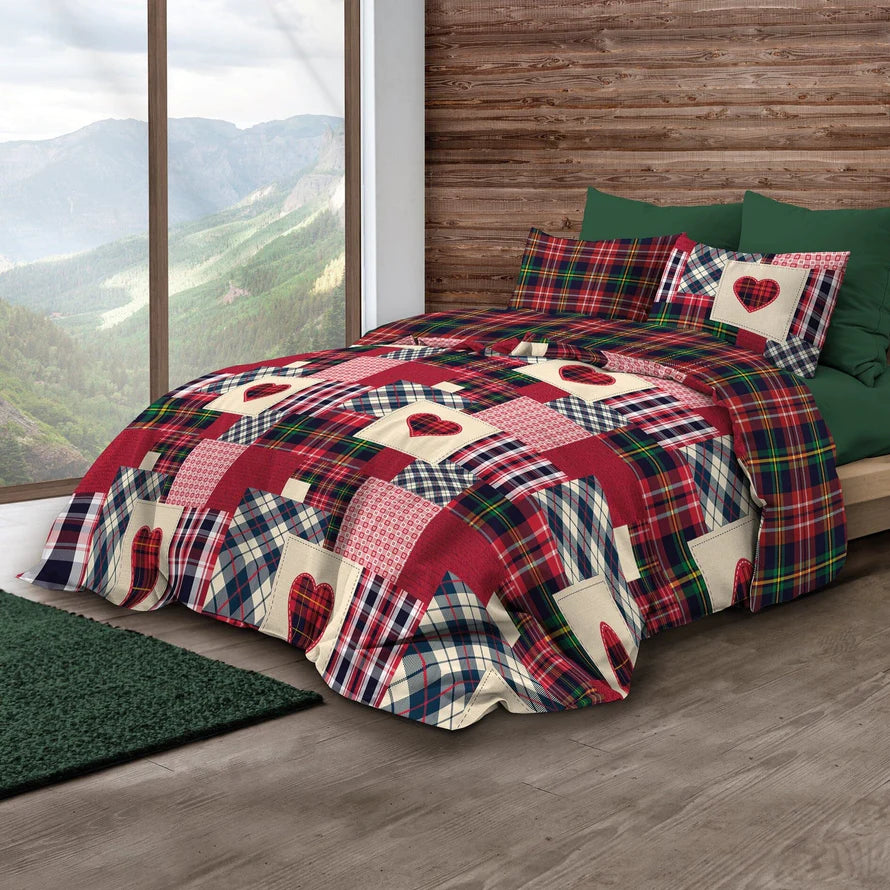 Daunex Saint Veran Doppelbett-Bettbezug-Set