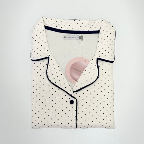 Warmer Damen-Pyjama aus offener Baumwolle Pigiamiamoci 2920LA
