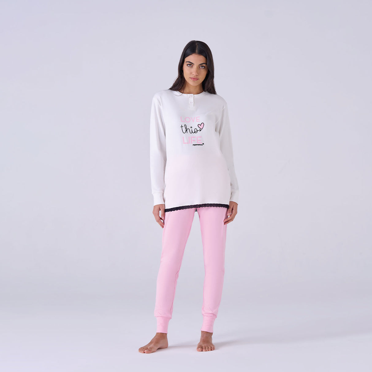Pigiama Donna Caldo Cotone Pigiamiamoci 2952L