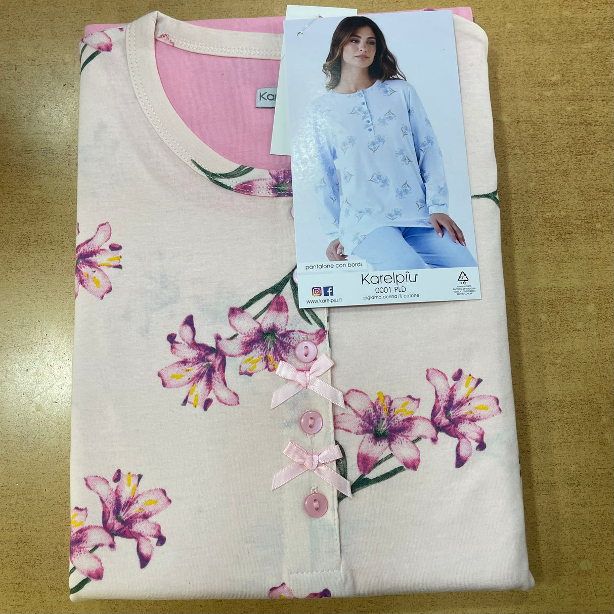 Pigiama Donna Cotone Karelpiù 001