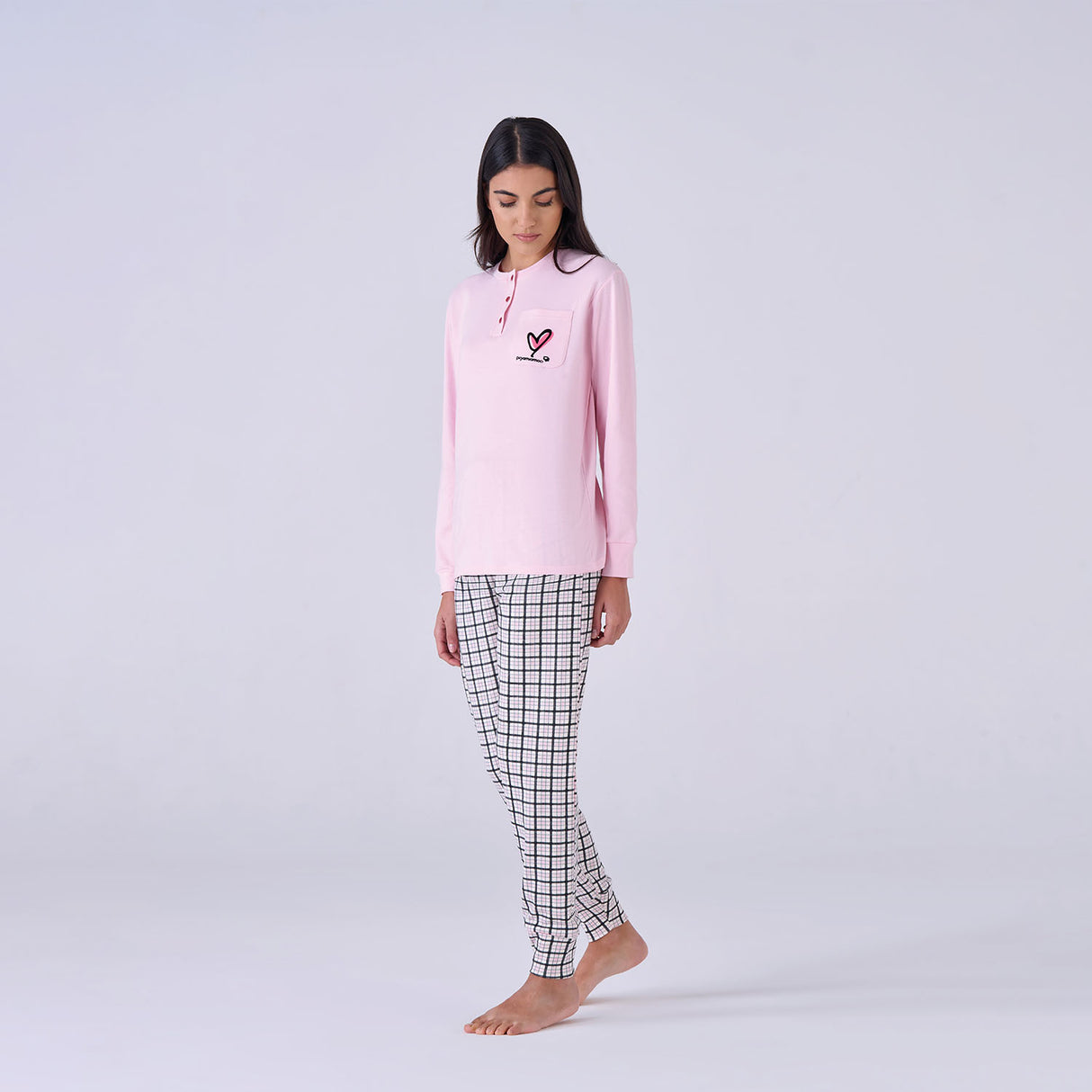 Pigiama Donna in Caldo Cotone Pigiamiamoci 2970L