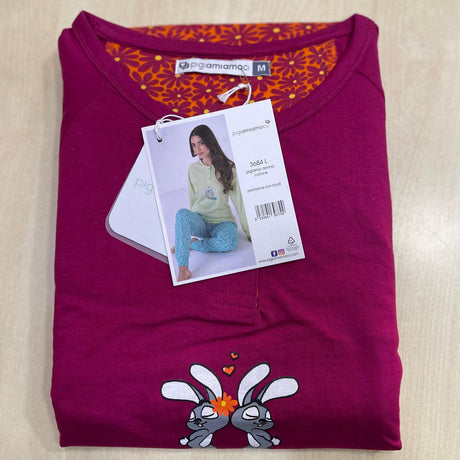 Pigiama Donna Lungo Pigiamiamoci 3684