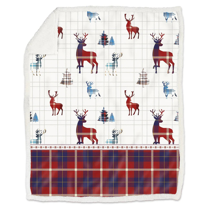 Alpine Daunex weiches Lammfell-Plaid