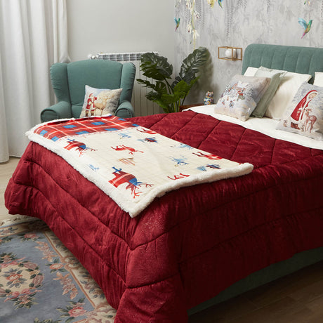 Alpine Daunex weiches Lammfell-Plaid