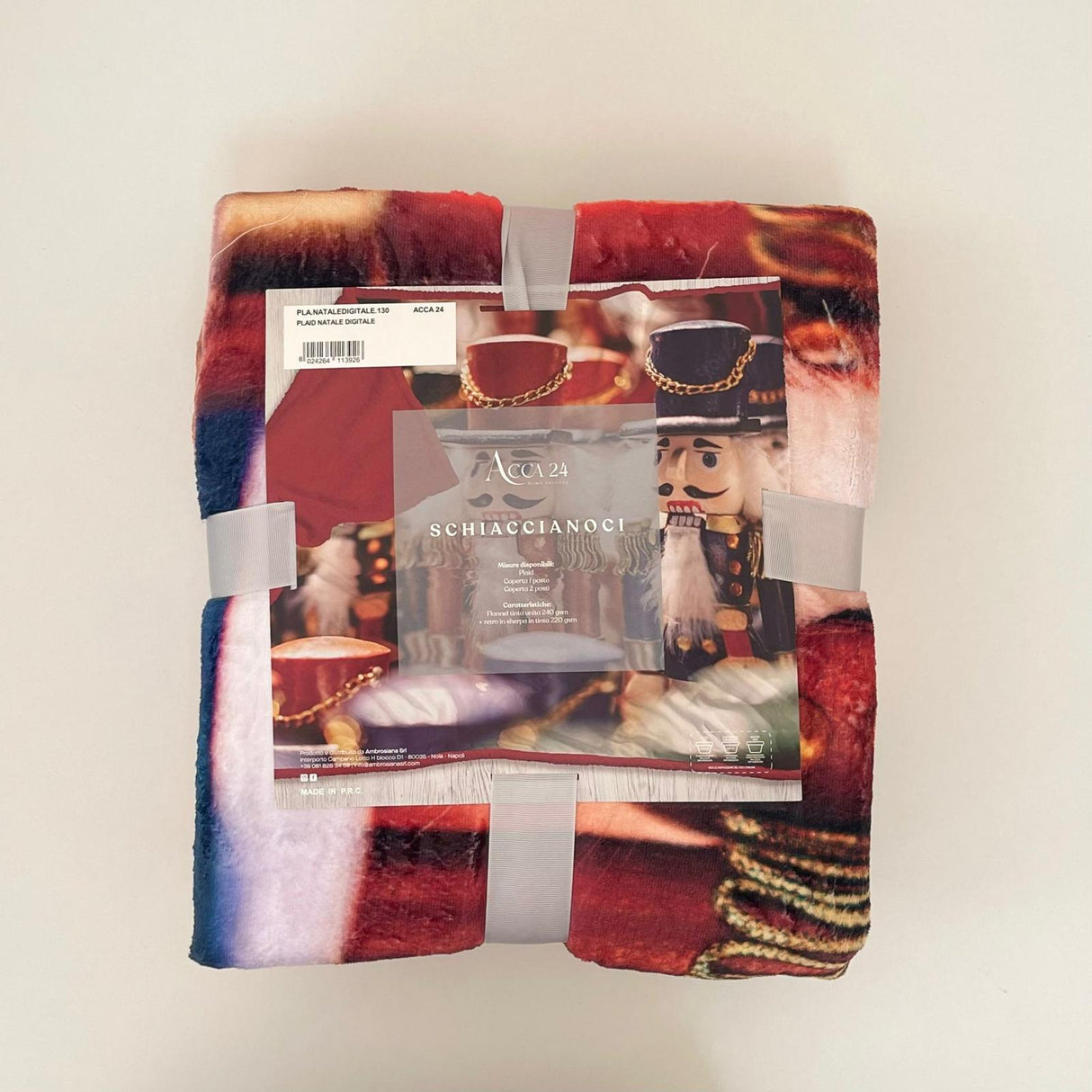 Acca24 Nussknacker-Weihnachtsplaid