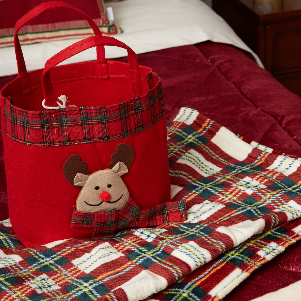 Plaid-Tartan Ruocco Home Cadeaux 120x150 cm