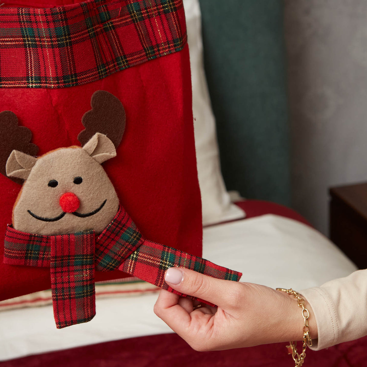 Plaid-Tartan Ruocco Home Cadeaux 120x150 cm