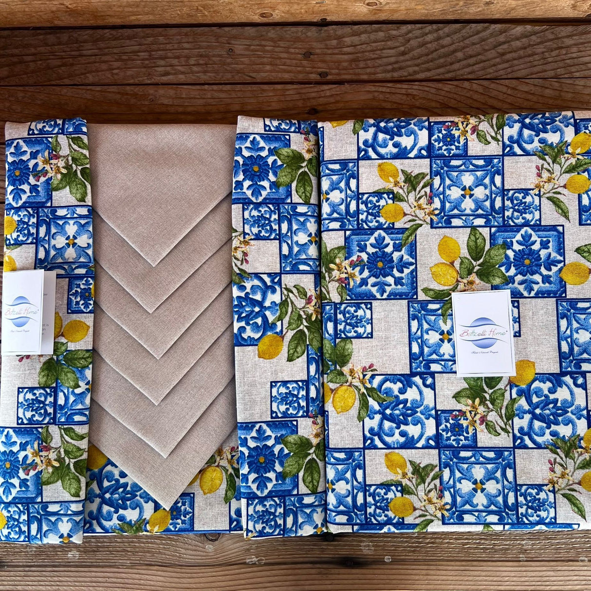 Servizio da Tavola Botticelli Home Maiolica e Limoni