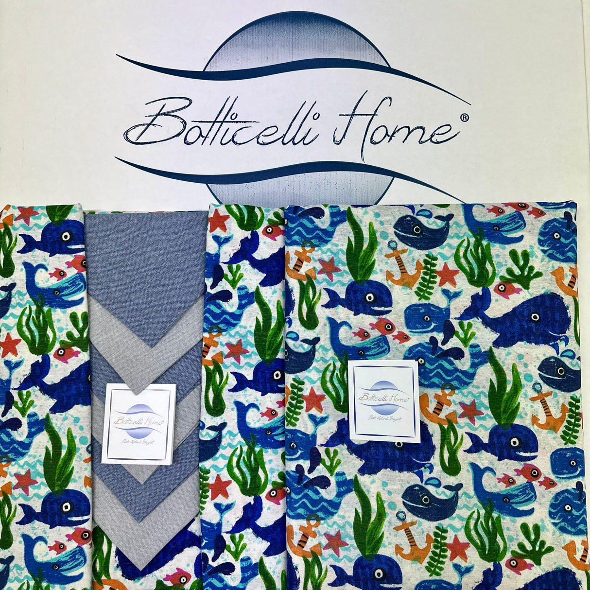 Servizio da Tavola con Tovaglioli Botticelli Home Sea