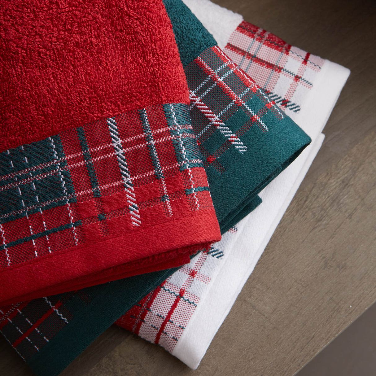 1+1 Weihnachtshandtuchset Maè von Via Roma, 60 Scozzese