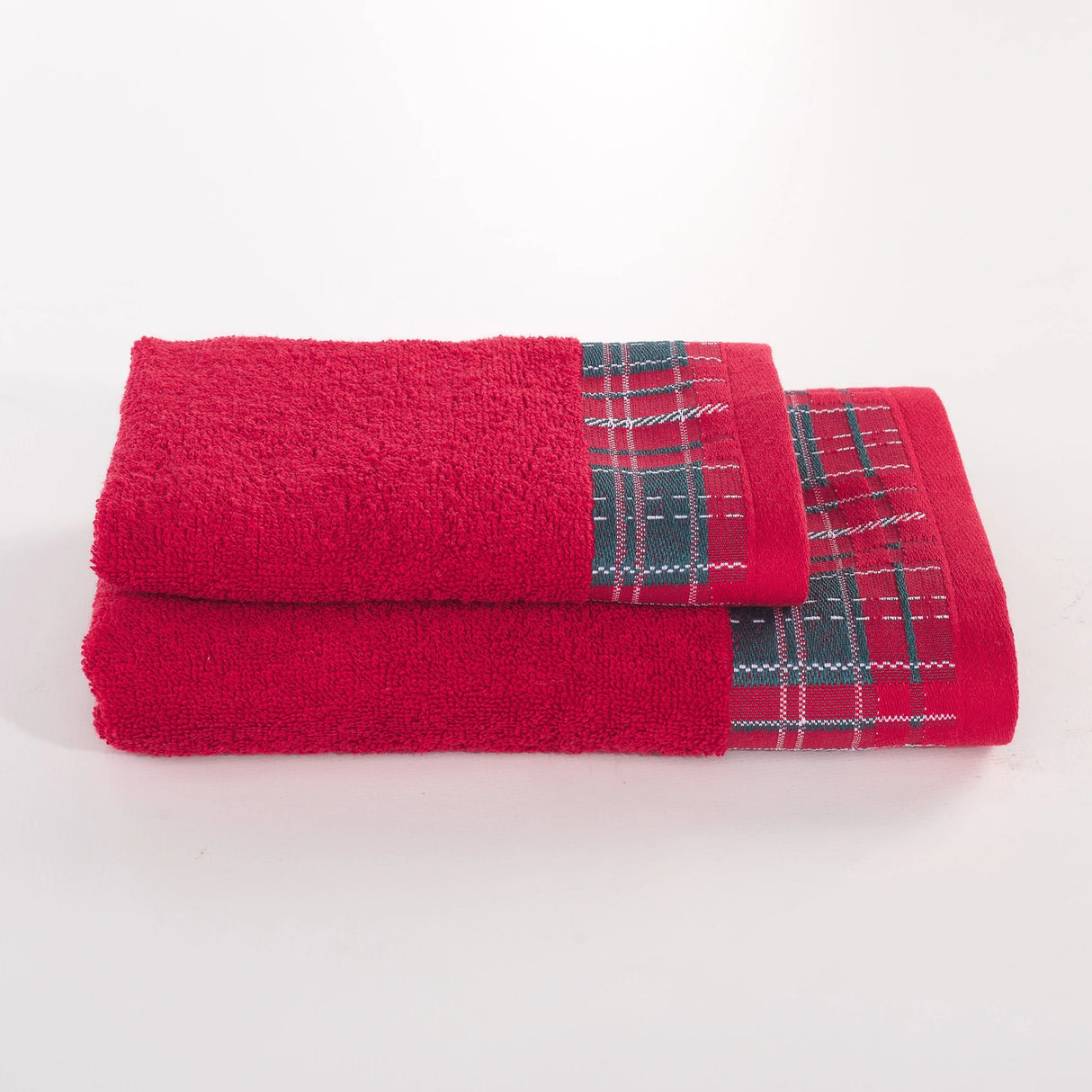 1+1 Weihnachtshandtuchset Maè von Via Roma, 60 Scozzese