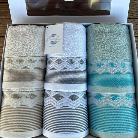 Set Asciugamani 3+3 Botticelli Home Saona