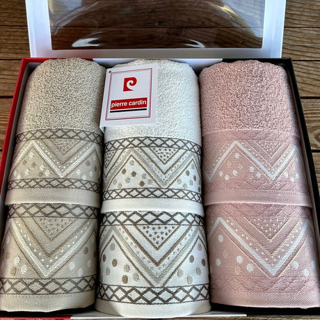Set Asciugamani 3+3 Spugna Pierre Cardin  Macao
