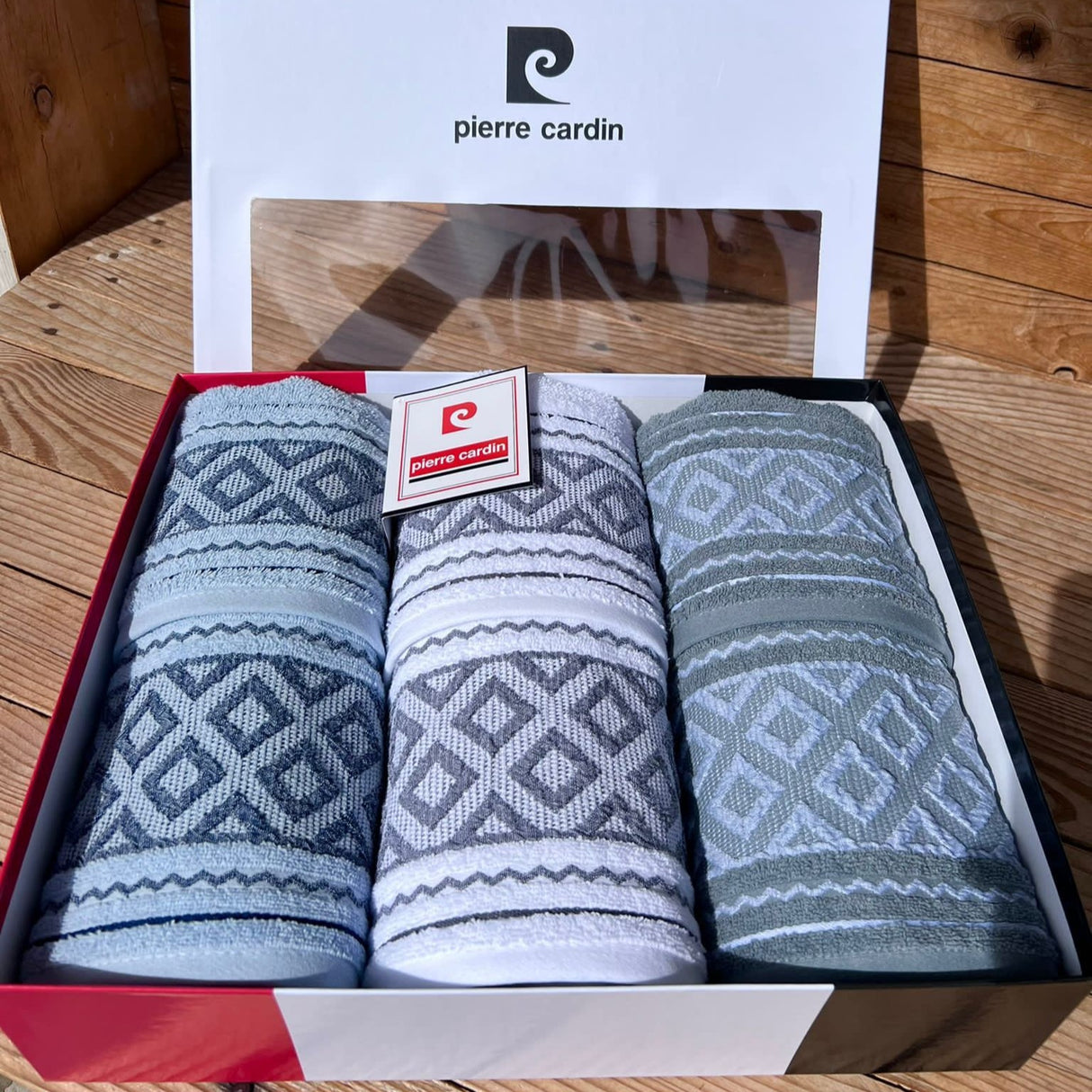 Pierre Cardin Mykonos Frottee-Handtuch-Set 3+3 Frottee