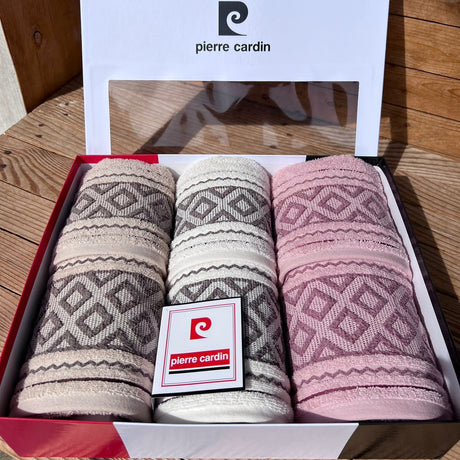 Set Asciugamani 3+3 Spugna Pierre Cardin Mykonos