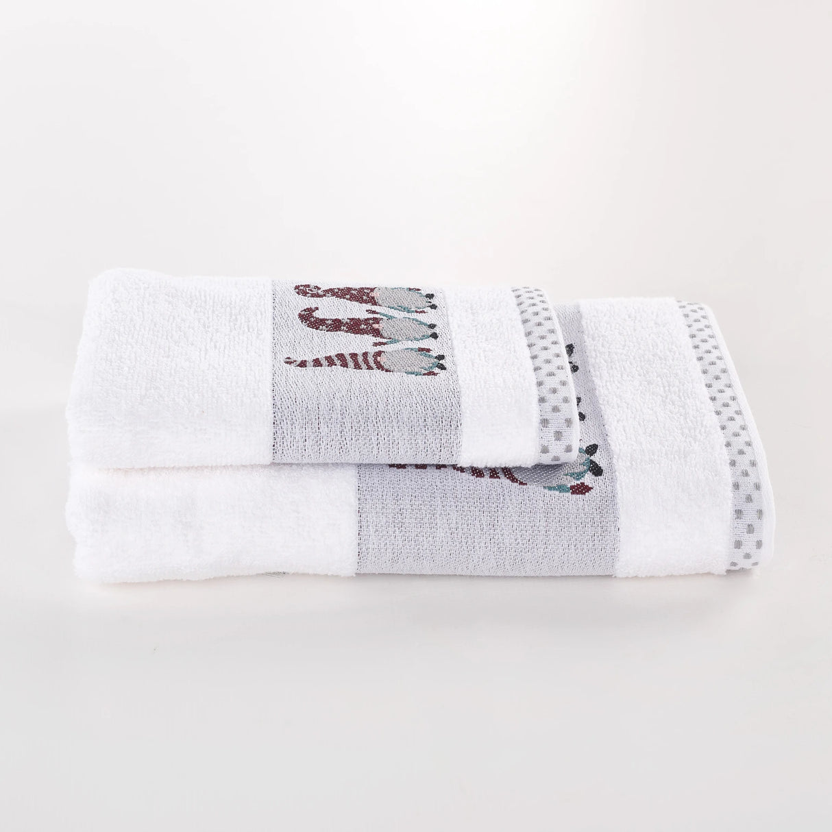 Weihnachts-Badetuch-Set 1+1 Maè von Via Roma, 60 Zwerge