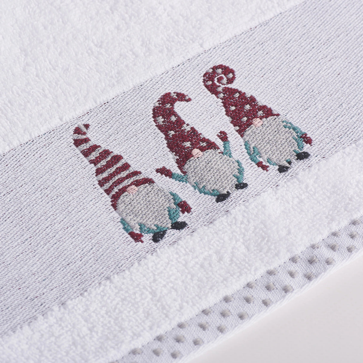 Weihnachts-Badetuch-Set 1+1 Maè von Via Roma, 60 Zwerge