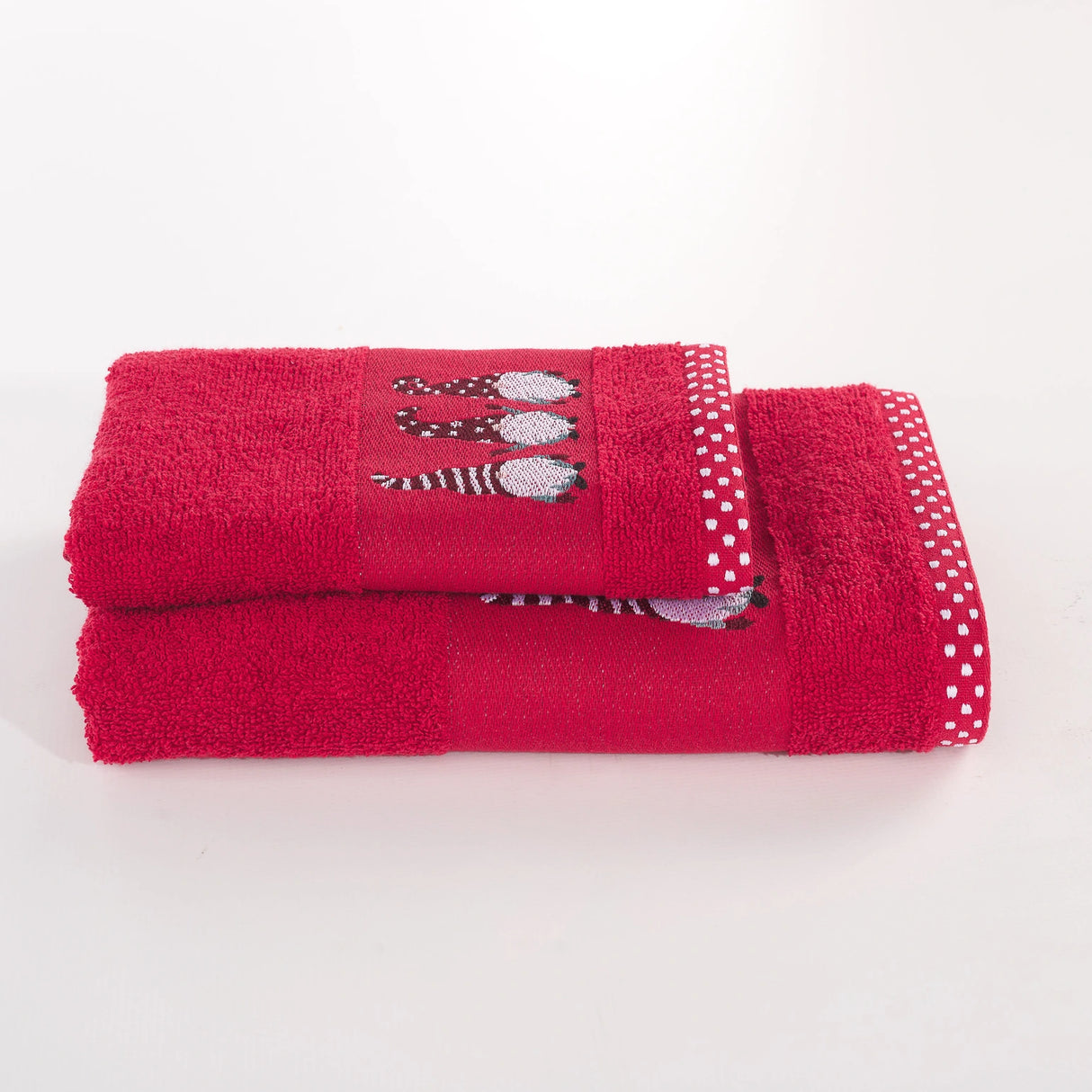 Weihnachts-Badetuch-Set 1+1 Maè von Via Roma, 60 Zwerge