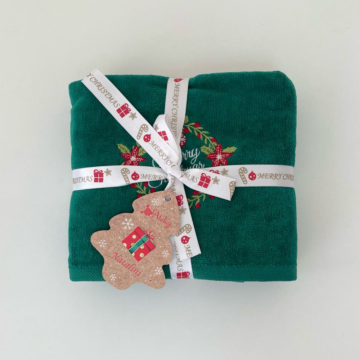 Weihnachtshandtuch-Set 1+1 L'Atelier 17 I Classici