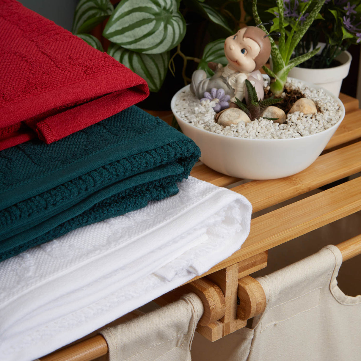 Weihnachtshandtuch-Set 1+1 Maè von Via Roma, 60 Zwerge