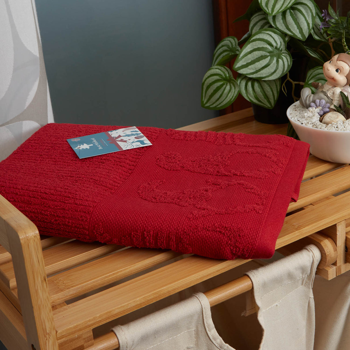 Weihnachtshandtuch-Set 1+1 Maè von Via Roma, 60 Zwerge