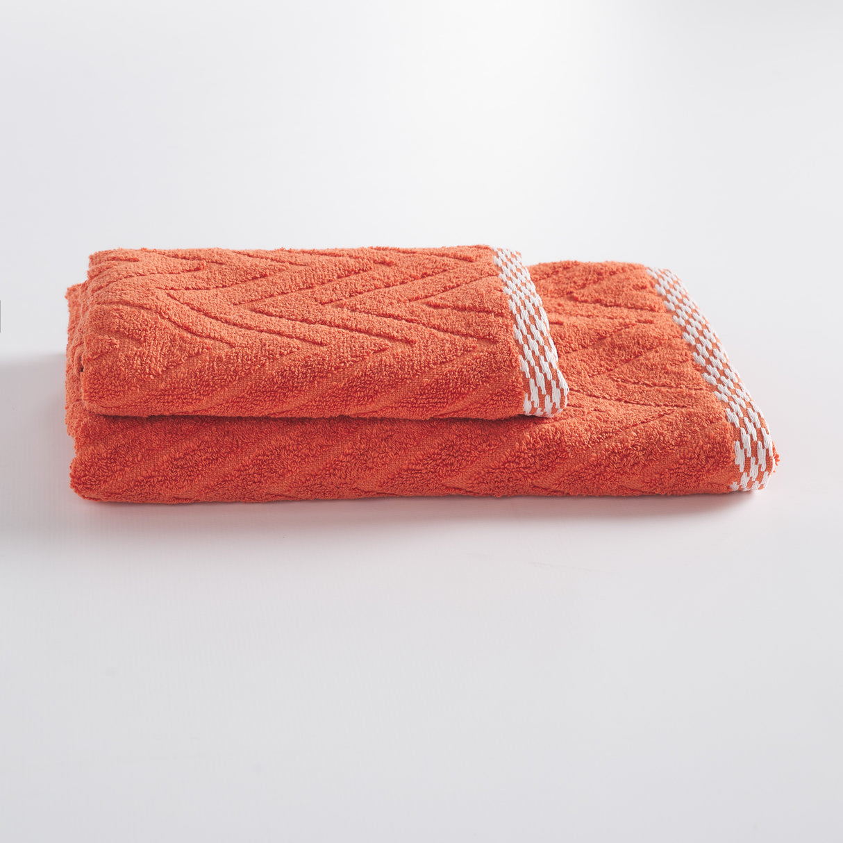 Maè Face + Gästehandtuch-Set von Via Roma, 60 Chevron All Over