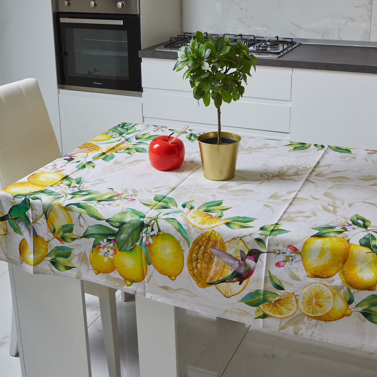 Tovaglia da Tavola Digitale Botticelli Home Limonata
