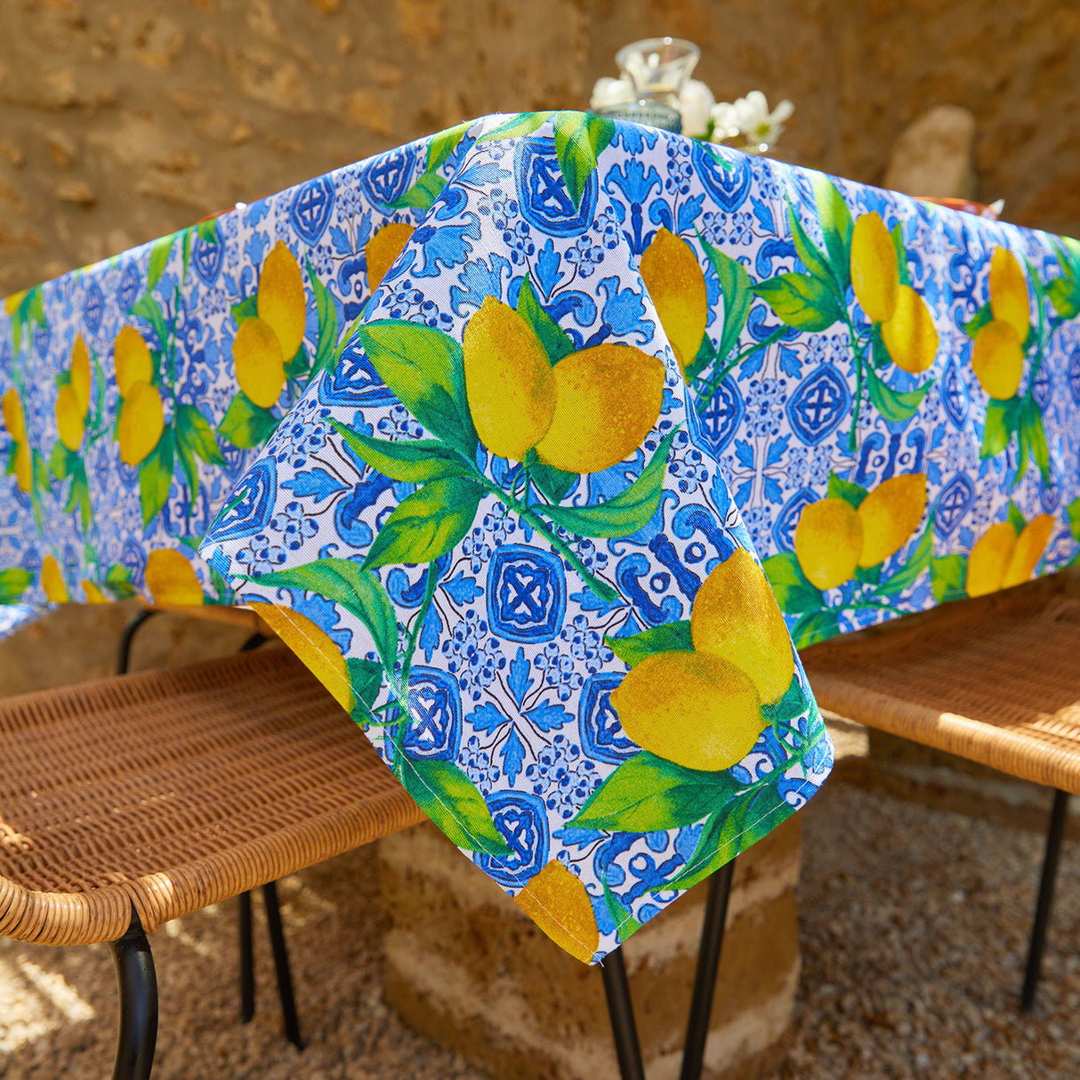 Tovaglia da Tavola Ruocco Home Maiolica Limone