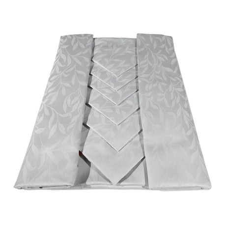 Rectangular tablecloth and napkins 6/12/18/24 places Orly Pierre Cardin - various colors