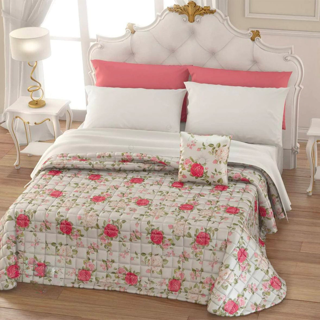 Ruocco Home Adry Samt-Doppelsteppdecke