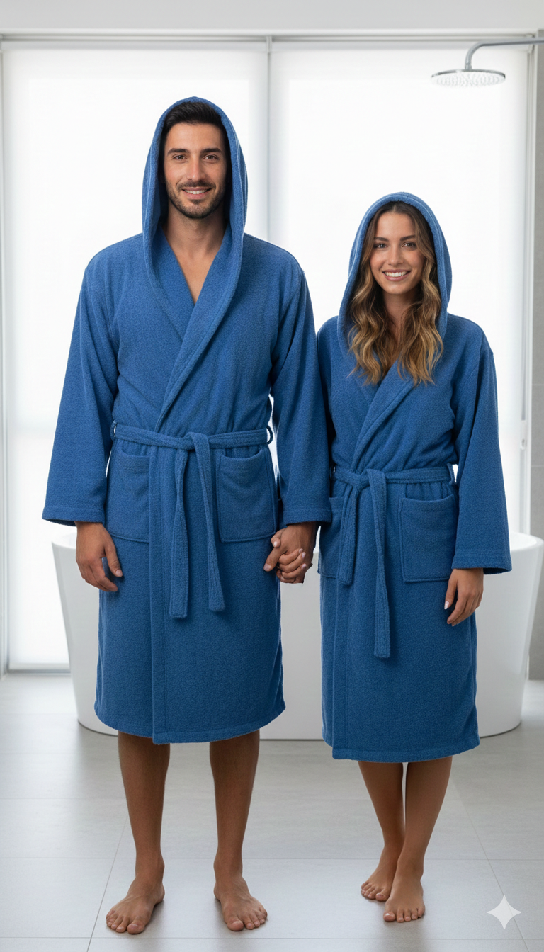 Accappatoio microspugna Botticelli Home Royal 280g unisex