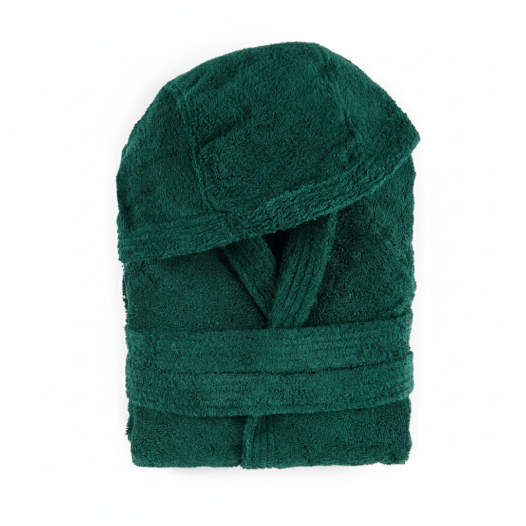 Accappatoio spugna Mae by Via Roma 60 Living Verde Inglese - Ruocco Home