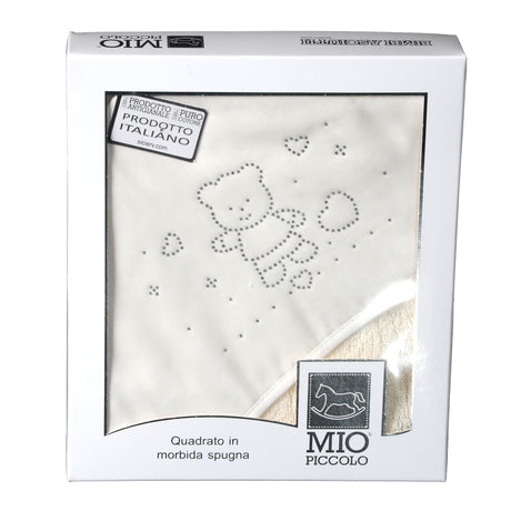 Baby Triangle Sponge Bathrobe with Rhinestones Mio Piccolo Sweet Baby Various Colors